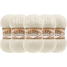 5'li Paket Alize Angora Gold 01- Krem