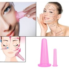 PremiumPort 5 Boy Yumuşak Silikon Yüz Masaj Kupası, Rahat ve Etkili Bakım