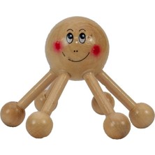 PremiumPort Doğal Ahşap Çok Fonksiyonlu Masaj Aleti, Rahatlatıcı ve Ergonomik Tasarım