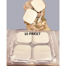 PremiumPort Tens Pedi Yedek Elektrot 5X5CM, Köpük Yüzey, 10 Paket