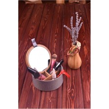 3 Bölmeli Aynalı Makyaj ve Takı Kutusu, Şık ve Pratik Tasarım