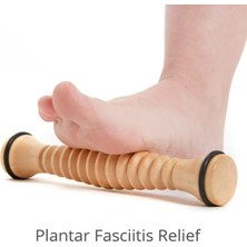 PremiumPort Doğal Ahşap Masaj Silindiri, Rahatlatıcı ve Ferahlatıcı Kullanım