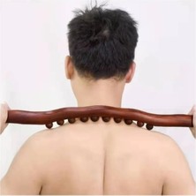 PremiumPort 60 cm Doğal Ahşap Masaj Sopası - Sağlıklı ve Rahatlatıcı Kullanım