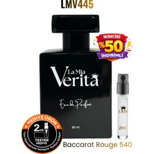 La Mia Verita Baccarat Rouge 540 Parfüm Unisex Oryantal Çiçeksi Amberwood Safran LMV445 Kalıcı Delux Edp 50 ml