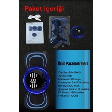 PremiumPort 8 Modlu Kademeli Çok Fonksiyonlu Masaj Cihazı, Ayak ve Vücut Rahatlatıcı
