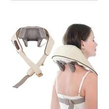 PremiumPort Işlevsel Isıtmalı Boyun ve Sırt Masaj Aleti, Yoğurma ve Akupunktur Etkili