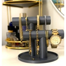 Şık ve Fonksiyonel Takı Organizeri, Bileklik, Kolye ve Saatler Için Stand