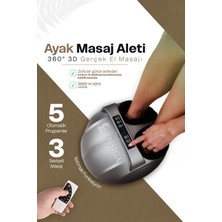 PremiumPort Elektrikli Ayak Masaj Aleti, Uzaktan Kumandalı, Sıcaklık ve Yoğurma Fonksiyonları