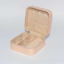 Şık ve Kompakt Mini Seyahat Takı Çantası, Pratik ve Güvenli Saklama