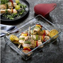 Paşabahçe Premium 2 Li Borcam Dikdörtgen Tepsi - Servis Fırın Tepsisi 59324