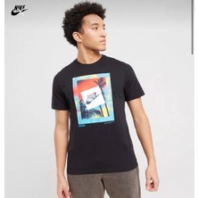 Nike Sportswear Heatwave Photo Graphic Short-Sleeve Siyah Erkek T-Shirt DR8071-010