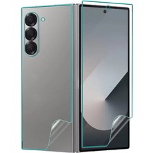 Rova Samsung Galaxy Z Fold 7 Uyumlu Ön+Arka Body Şeffaf Ultra Koruyucu Nano Jelatin