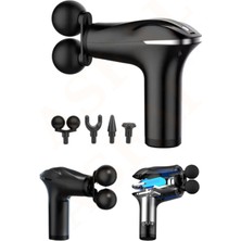 PremiumPort 6 Modlu, 4 Başlıklı Taşınabilir Titreşimli Masaj Aleti