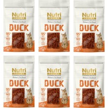 Nutri Feline Duck Ördek Etli Tahılsız Kedi Ödülü 50 Gr. x 6 Adet