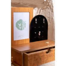 Şık Çok Fonksiyonlu Takı ve Kozmetik Organizer, Fotoğraf Çerçevesi Detaylı