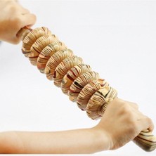 PremiumPort Ahşap Masaj Merdanesi, Uzak Doğu Stil, Süper Kalite, Rahatlatıcı Kullanım