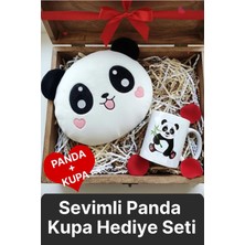 Svein Özel Tasarım Sürpriz Romantik Gift Sevgililer Günü 14 Şubat Sevimli Panda Kupa Bardak Hediye Seti