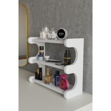 3 Katlı Çok Amaçlı Banyo ve Makyaj Organizeri, Masaüstü Raf