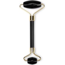 PremiumPort Siyah Yeşim Taşı Çift Taraflı Yüz Masaj Aleti, Cilt Bakım Seti