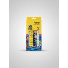 Nova Color Akrilik Boya 12 Renk 12 ml Tüp Set