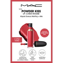 M.A.C Powder Kiss Lip & Cheek Mousse Dudak ve Yanaklar Için Buğulu Mat Ruj - A Little Tamed