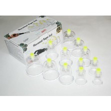 PremiumPort 12 Li Vakumlu Hacamat ve Masaj Kupa Seti ile Rahatlatıcı Bakım