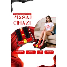 PremiumPort Bacak ve Ayaklar Için Titreşimli Isıtmalı Masaj Cihazı