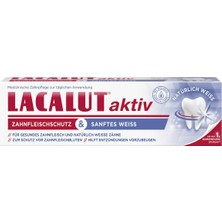 Lacalut  Aktiv Diş Macunu 75 ml – Diş Eti Koruması & Nazik Beyazlatma
