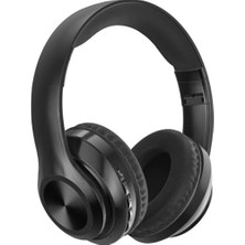 Darkom Kablosuz Katlanabilir Streo Extra Bass Özellikli Kulak Üstü Bluetooth Kulaklık Pembe