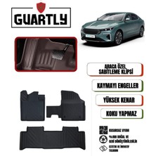 Guartly Togg T10F 2025 ve Sonrası Uyumlu Araca Özel 5d Premium Havuzlu Paspas Takımı
