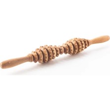PremiumPort Doğal Ahşap Masaj Sopası ile Rahatlatıcı Terapi ve Selülit Bakımı