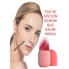 PremiumPort Yüz ve Göz Için Silikon Buz Kalıbı Masaj Aleti, Soğuk Masaj Uygulaması