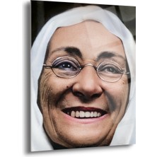 Zübeyde Hanım Cam Tablo - Cam Tablolar - Atatürk Tablo - Atatürk Portresi - Atatürk Tablosu - ATA054