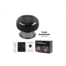 PremiumPort 12 Seviyeli Isıtmalı, 2 Modlu Akıllı Masaj Kupası Siyah