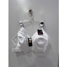 Nergiz Kadın C Cup Penye Kumaş Toparlayıcı Beyaz Sütyen