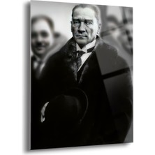 Atatürk Cam Tablo - Cam Tablolar - Atatürk Tablo - Atatürk Portresi - Atatürk Tablosu - ATA097