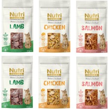 Nutri Feline 3 Çeşit Karma Tahılsız Kedi Ödülü 50 Gr. x 6 Adet