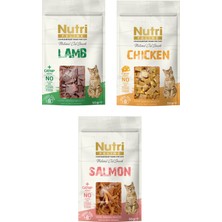 Nutri Feline 3 Çeşit Karma Tahılsız Kedi Ödülü 50 Gr. x 3 Adet