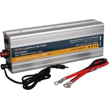 365Dükkan Powermaster PM-2000 12 Volt - 2000 Watt Şarjlı Ups'li Inverter