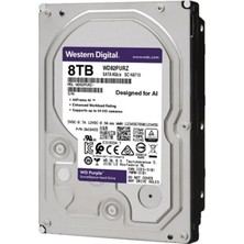 365Dükkan Western Digital Purple 8 Tb Sata 6gb/s 7/24 Güvenlik Harddisk WD82PURZ