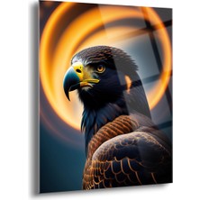 Kaya Kartalı Cam Tablo - MOD029