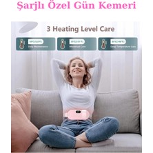 PremiumPort Taşınabilir Dijital Titreşimli Sıcak Tutan Regl Ağrı Kemer