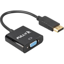365Dükkan Fully G-539 10 cm Display Port Erkek To VGA Dişi Çevirici Kablo