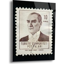 Atatürk Cam Tablo - Cam Tablolar - Atatürk Tablo - Atatürk Portresi - Atatürk Tablosu - ATA075