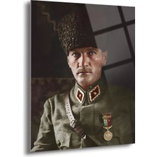 Atatürk Cam Tablo - Cam Tablolar - Atatürk Tablo - Atatürk Portresi - Atatürk Tablosu - ATA029