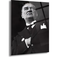 Atatürk Cam Tablo - Cam Tablolar - Atatürk Tablo - Atatürk Portresi - Atatürk Tablosu - ATA032