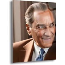 Atatürk Cam Tablo - Cam Tablolar - Atatürk Tablo - Atatürk Portresi - Atatürk Tablosu - ATA066