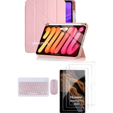 Covpor Huawei Matepad 11.5s / Air /11.5 Inç 2025 2023 Uyumlu Kılıf+Klavye Mouse+Kalem+Ekran Kor.