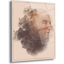 Atatürk Cam Tablo - Cam Tablolar - Atatürk Tablo - Atatürk Portresi - Atatürk Tablosu - ATA011