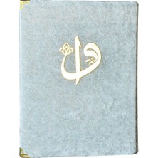 Medrese Kitabevi Hafız Boy Kadife Kaplı Kuranı Kerim Beyaz